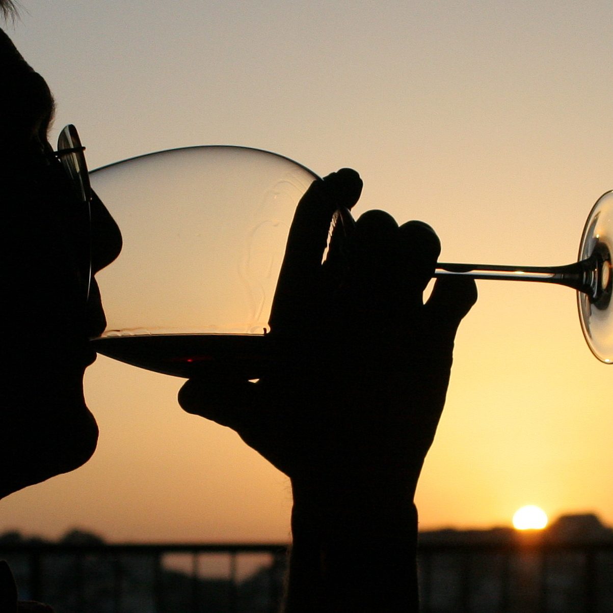 Vino-atardecer